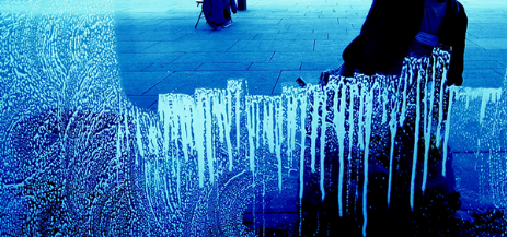 Glasreinigung von Schaufensteranlagen 